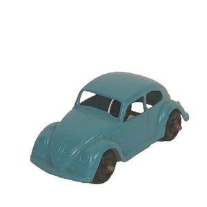 1960s Midge Toy Volkswagon Beetle Kafer VW Diecast Teal Excellent Condition